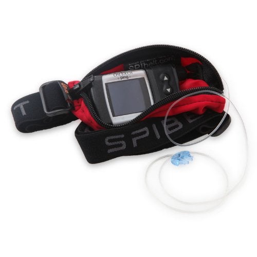 SPIbelt Kids Pocket Belt, Expandable Pocket, Adjustable Waist, No Bounce, No Logo Band, Black with Turquoise Zipper - Image 5